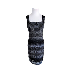 Free People knit keyhole back square neckline boho dress size 4